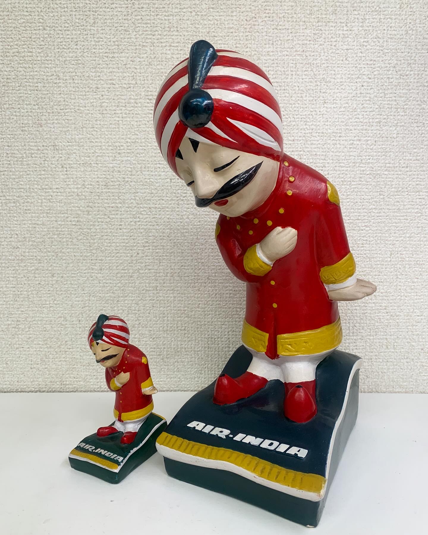 AIR-INDIA エアインディア マハラジャ 人形 置物 企業物 ノベルティ