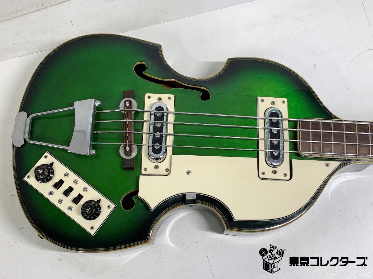 Greco バイオリンベース グレコ エレキベース ハードケース付き f