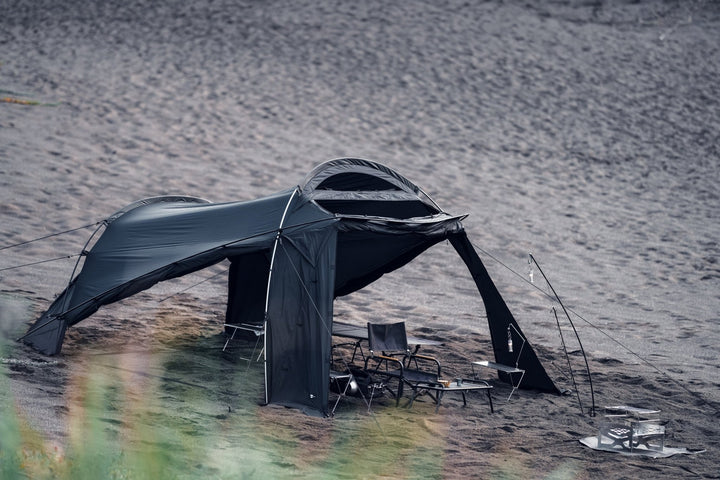 テンビ シェルター 黒・ブラック（3〜4人用テント / シェルター