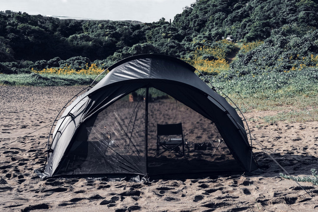 テンビ シェルター 黒・ブラック（3〜4人用テント / シェルター