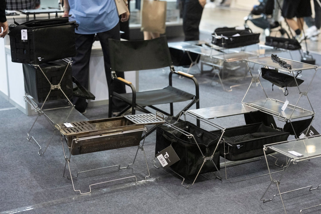 キャンプ収納コンテナ】バケットシェルフメッシュ2個セット - 東京