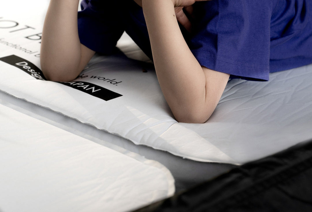 キャンプエアマット10cm(ダブル)GRインフレータブルマットR値10.8