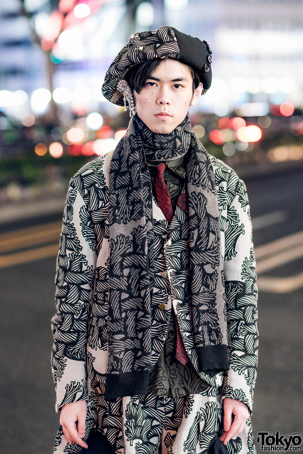 Christopher Nemeth Scarf, Necktie, Shirt & Blazer – Tokyo Fashion