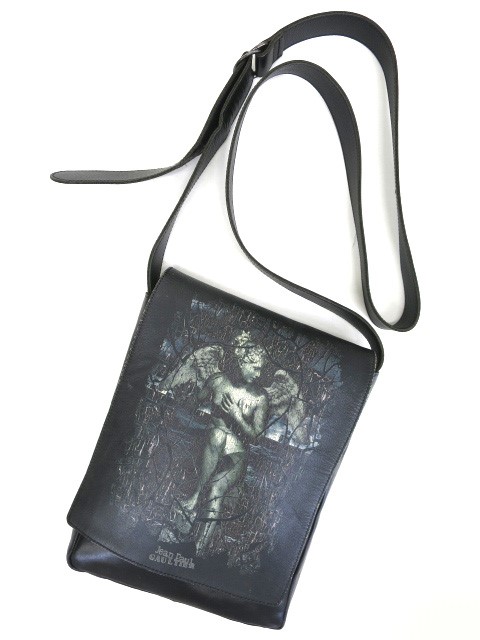 Jean Paul GAULTIER 天使柄レザーショルダーバッグ ジャンポール