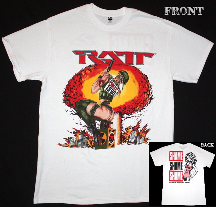 RATT】ロックTシャツ メンズ バンドTシャツ メンズ RATT DETONATOR