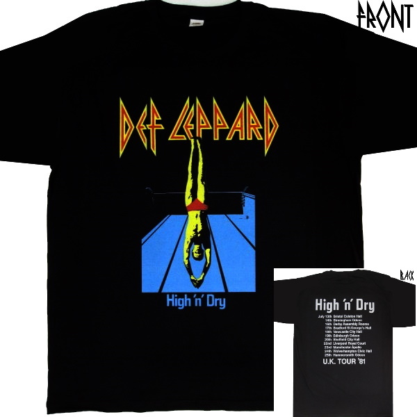 Def Leppard】ロックTシャツ メンズ バンドTシャツ メンズ Def Leppard