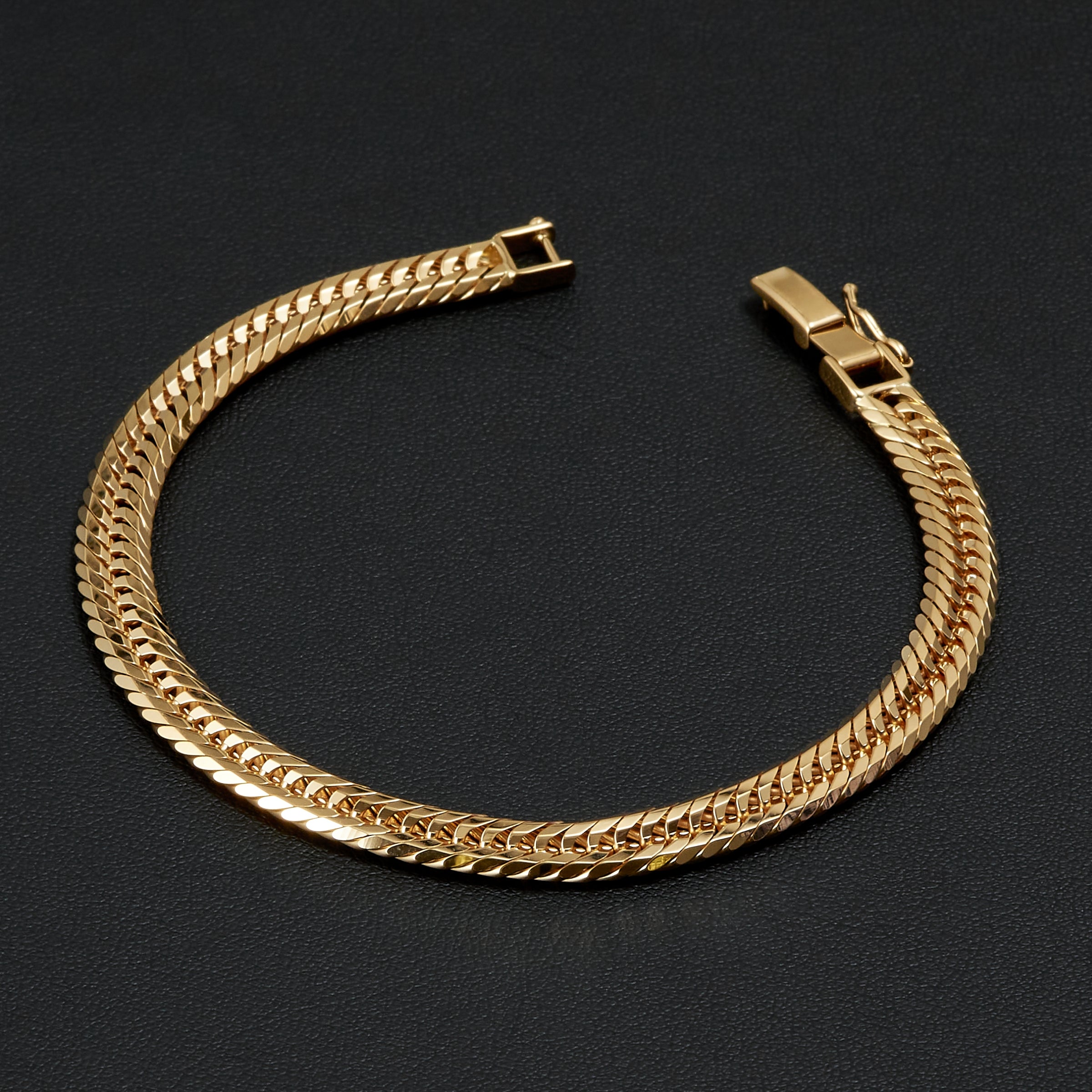 喜平ブレスレット / 18金 イエローゴールド（K18 トリプル12面カット