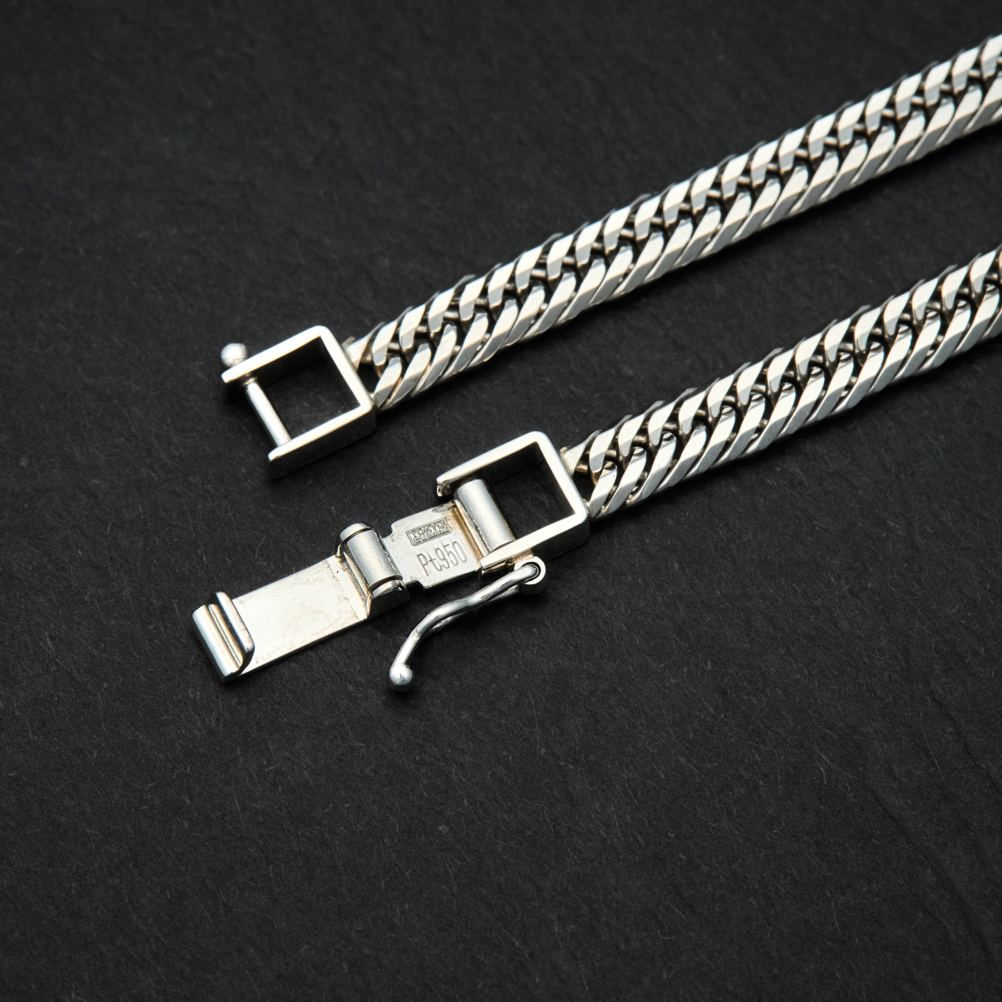 喜平ネックレス / プラチナ（トリプル12面カット）55cm 約33g