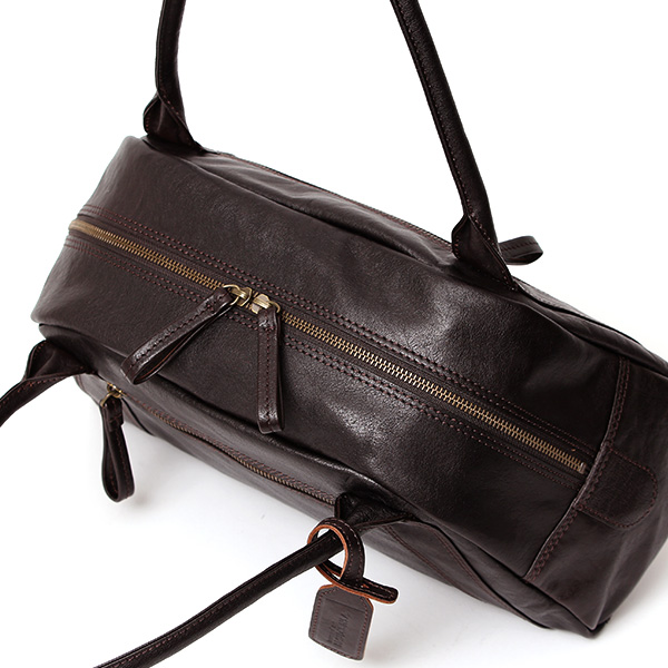 東京ヒマワリ / BEAU DESSIN(ボーデッサン) レザー ボストンバッグ 小