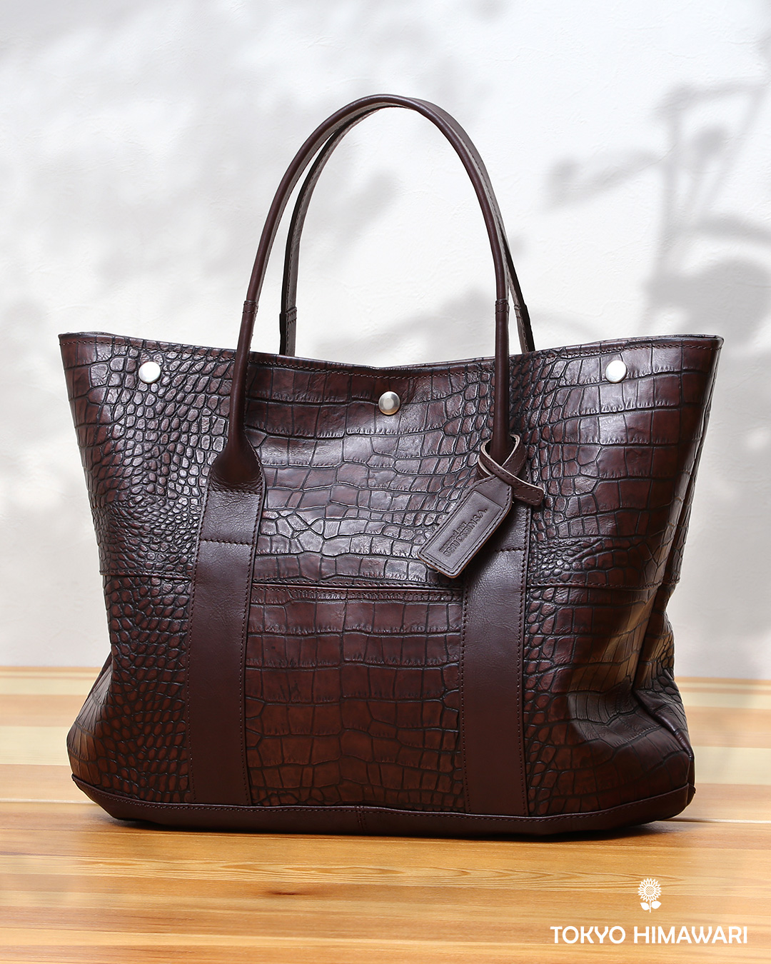 東京ヒマワリ / ボーデッサン(BEAU DESSIN) クロコアンティーク レザー