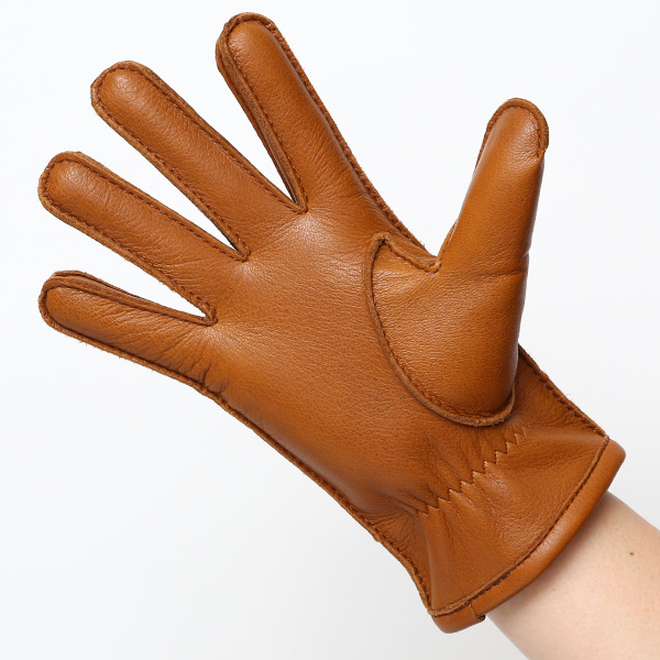 東京ヒマワリ / KURODA(クロダ) ディアスキン(鹿革) カシミヤ100％裏地