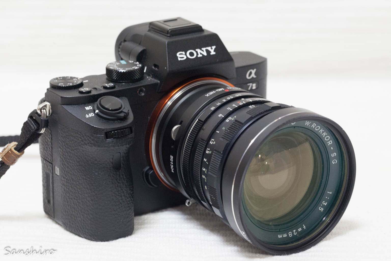 A21)ミノルタ SR-1 W.ROKKOR-SG 1:3.5 F=28mm A21)ミノルタ SR-1 W