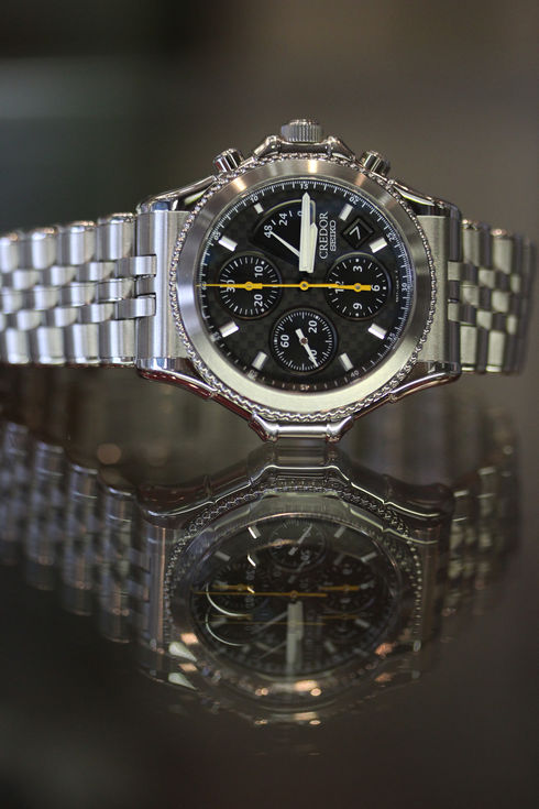 クレドール パシフィーク クロノグラフ ミレニアムモデル【GCBK997】買取