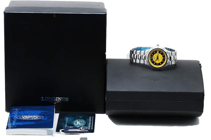 ロンジン コンクエスト L1.631.4 阪神タイガースモデル 999本限定