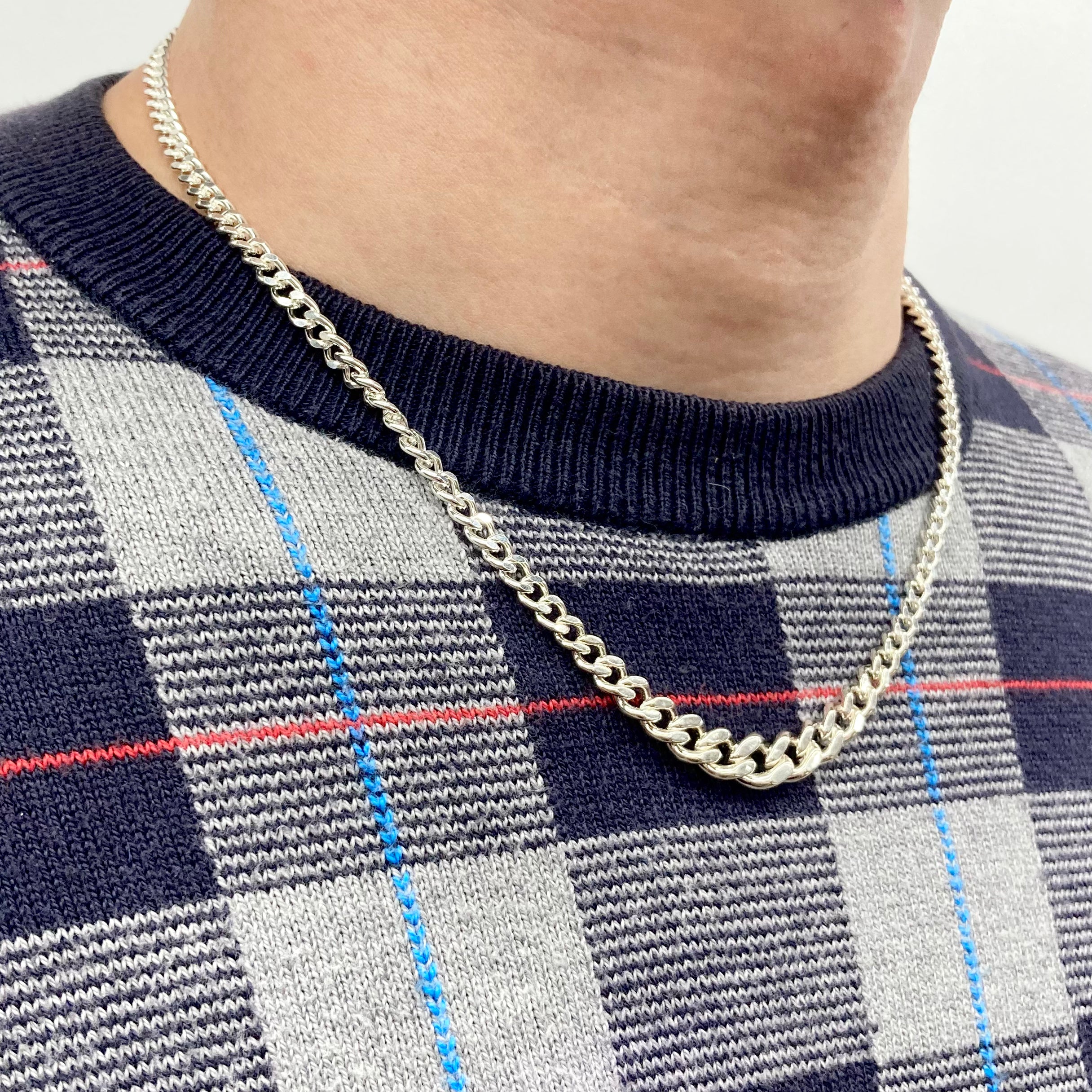 END CUSTOM JEWELLERS】THE GRADIENT NECKLACE - SLENDER CURVECUT