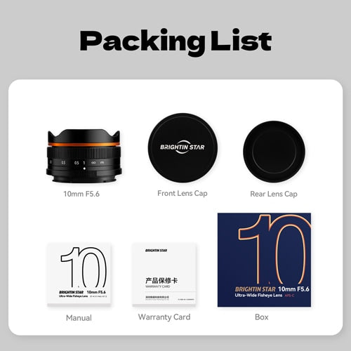 Brightin Star 10mm F5.6 Fish-eye (ソニーE (APS-C)マウント/ブラック