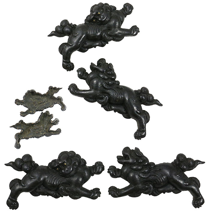 日本刀の目貫・二匹獅子｜日本刀・刀剣 販売専門店・東京【十拳-】