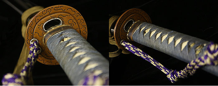 日本刀の鍔｜素銅磨地雲気文｜日本刀・刀剣販売店・東京【十拳】