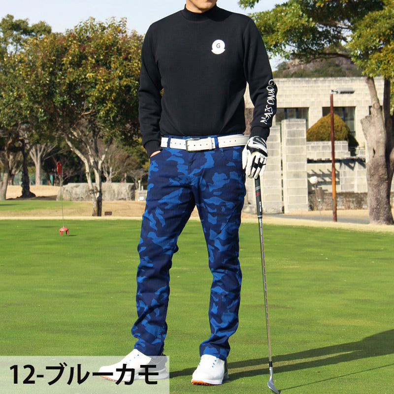 ゴルフウェア メンズ ゴルフパンツ ストレッチ スキニーパンツ