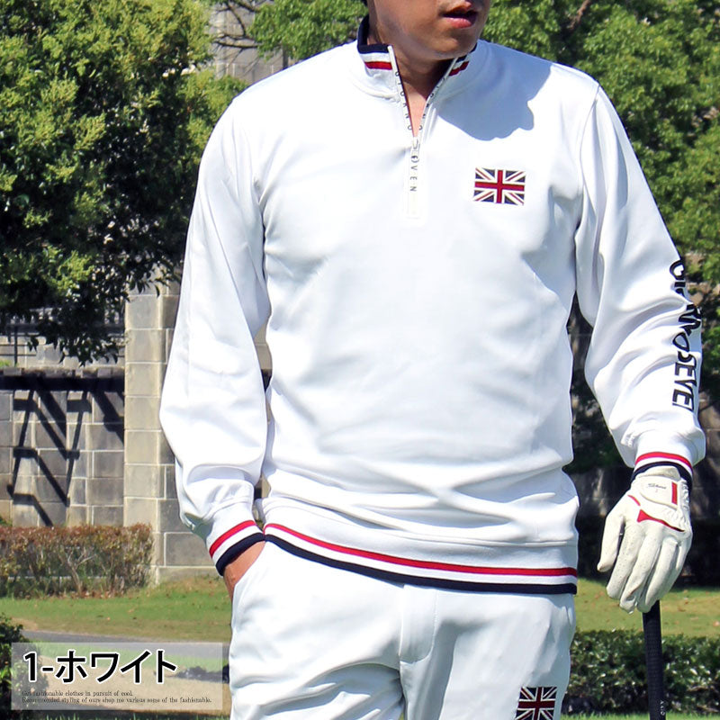 GIORNO SEVEN ジョルノセブン ハーフジップ トレーナー ゴルフウェア