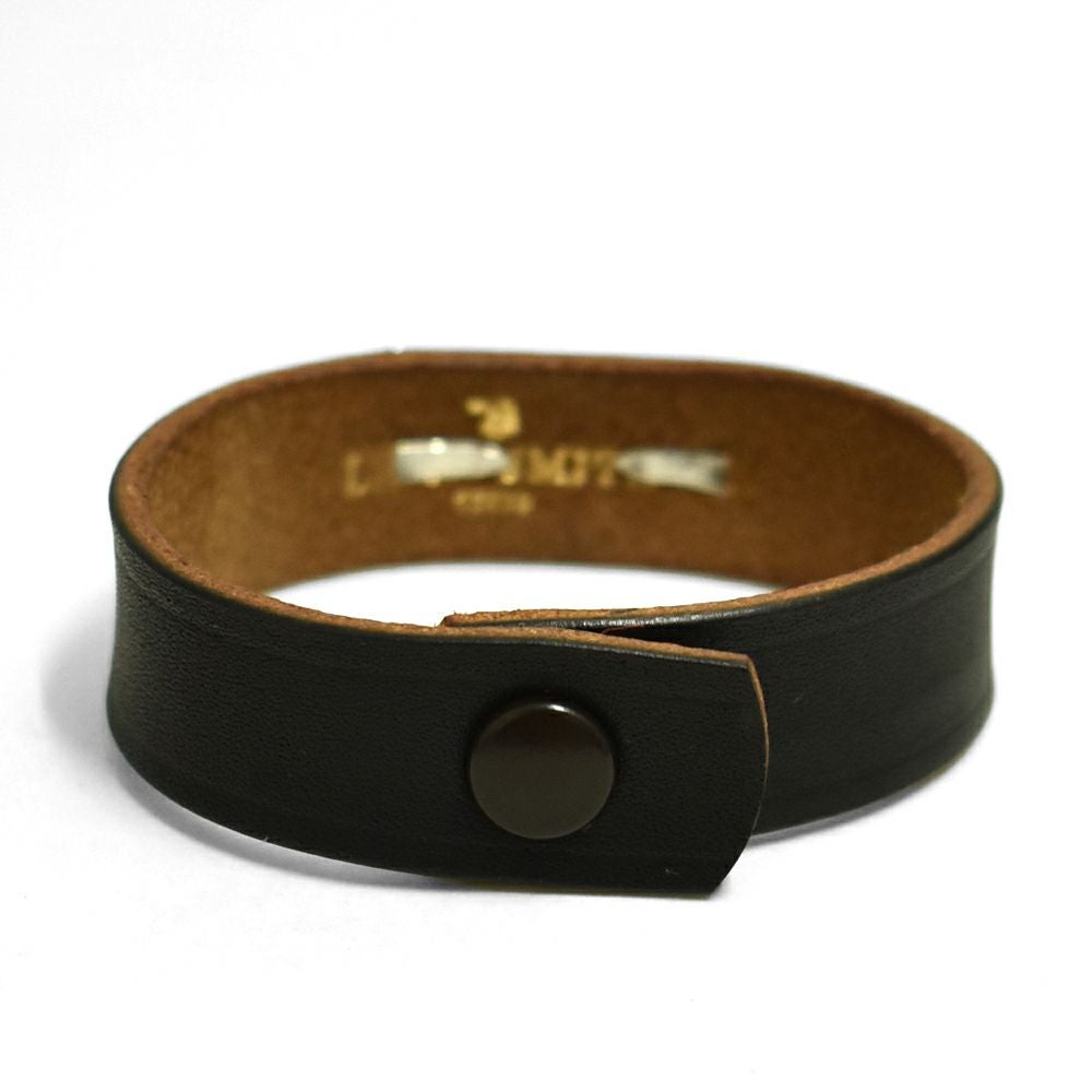 ラリースミス (LARRY SMITH) LEATHER BRACELET （BUTTERFLY SHELL