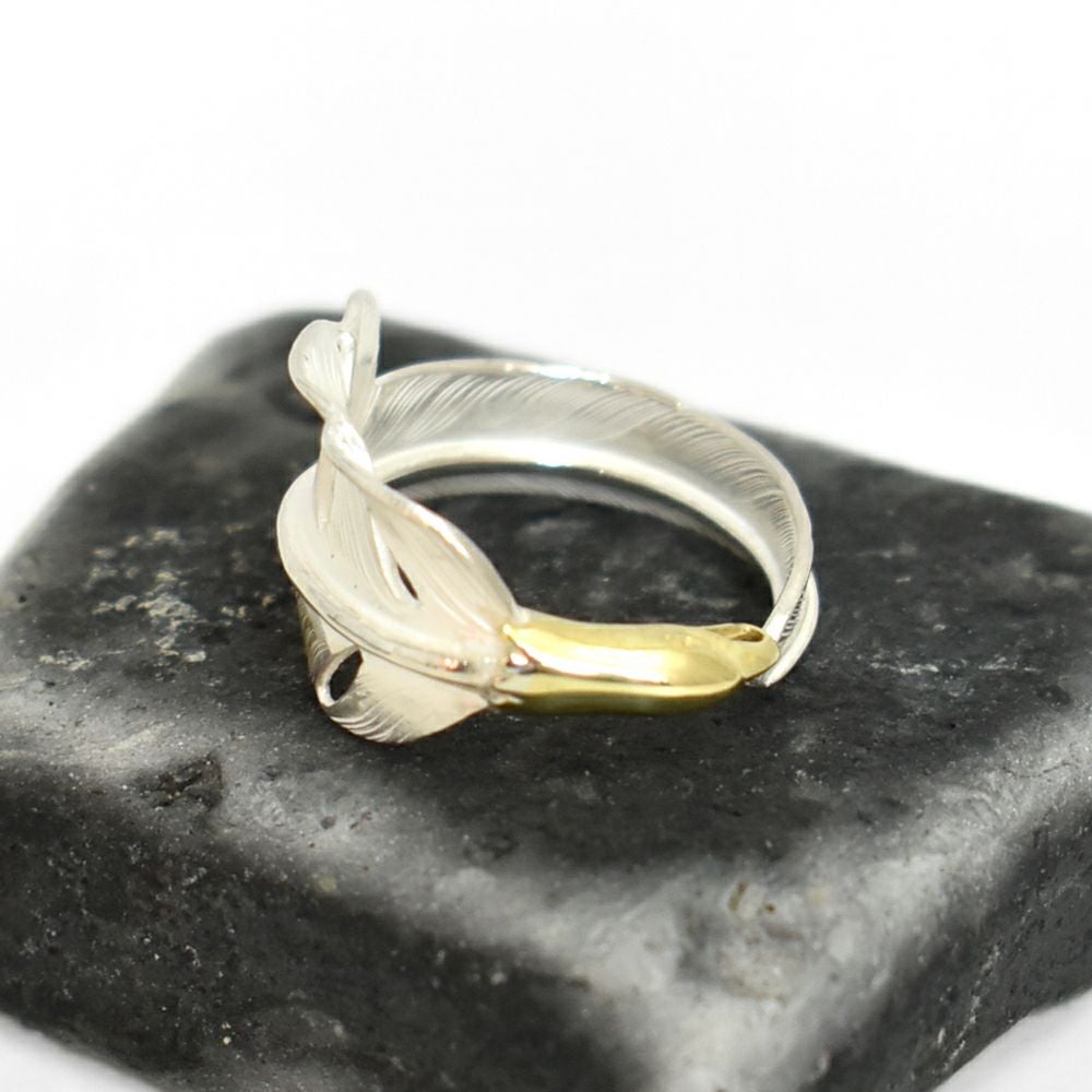 ラリースミス (LARRY SMITH) EAGLE HEAD KAZEKIRI FEATHER RING No. 23