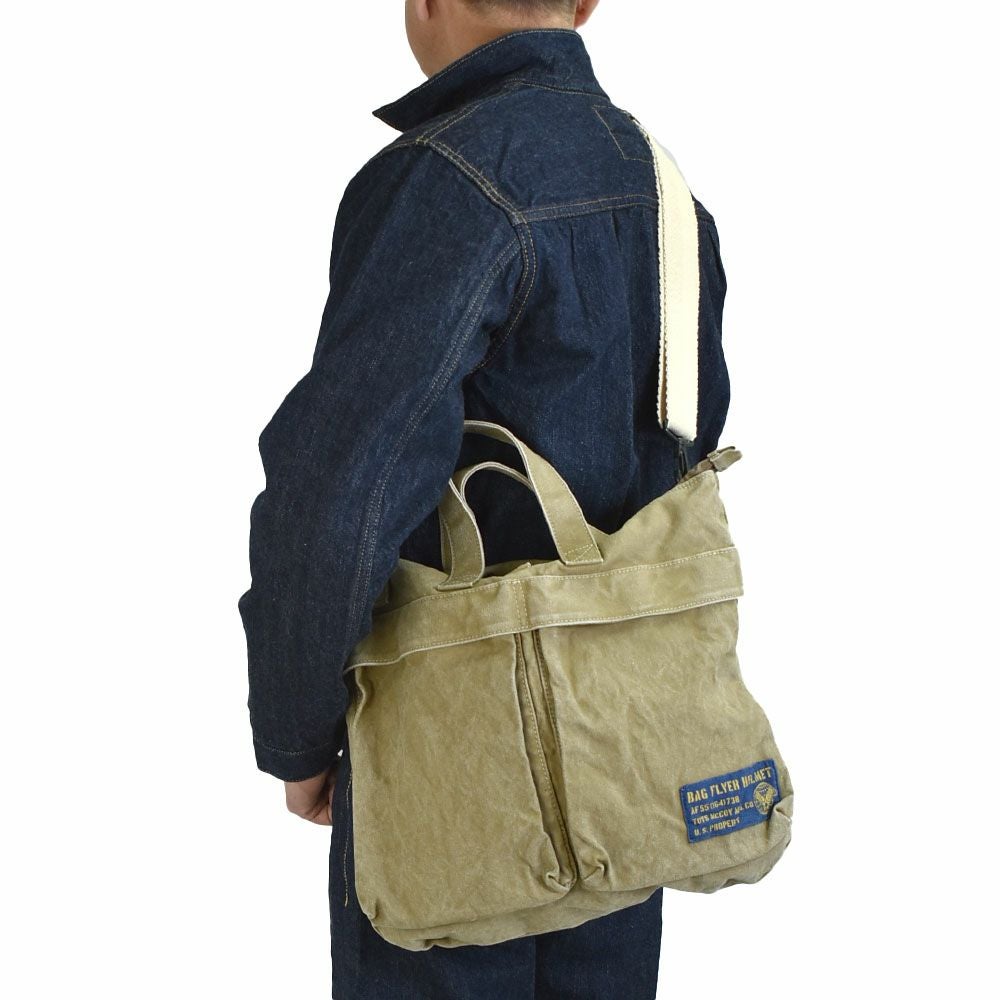 トイズマッコイ (TOYS McCOY) HELMET BAG CANVAS CLOTH ヘルメット
