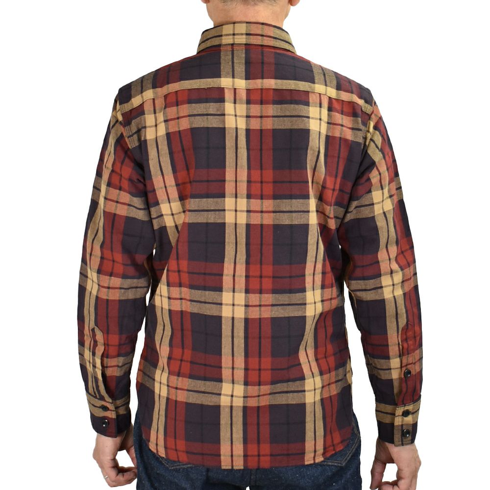 デラックスウエア (DELUXEWARE) ORIGINAL PURPLE CHECK 長袖チェック