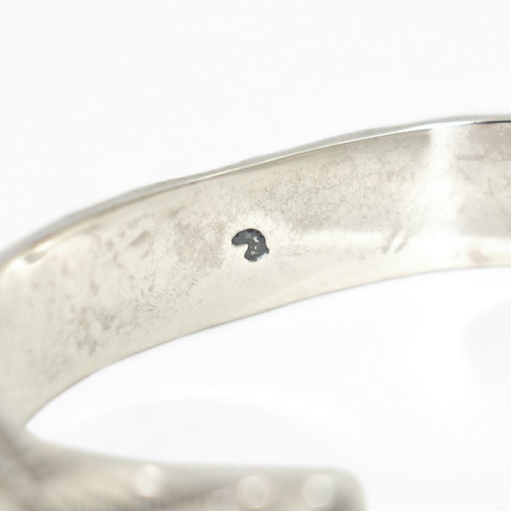 ラリースミス (LARRY SMITH) EAGLE HEAD STAMPED BRACELET (18K GOLD