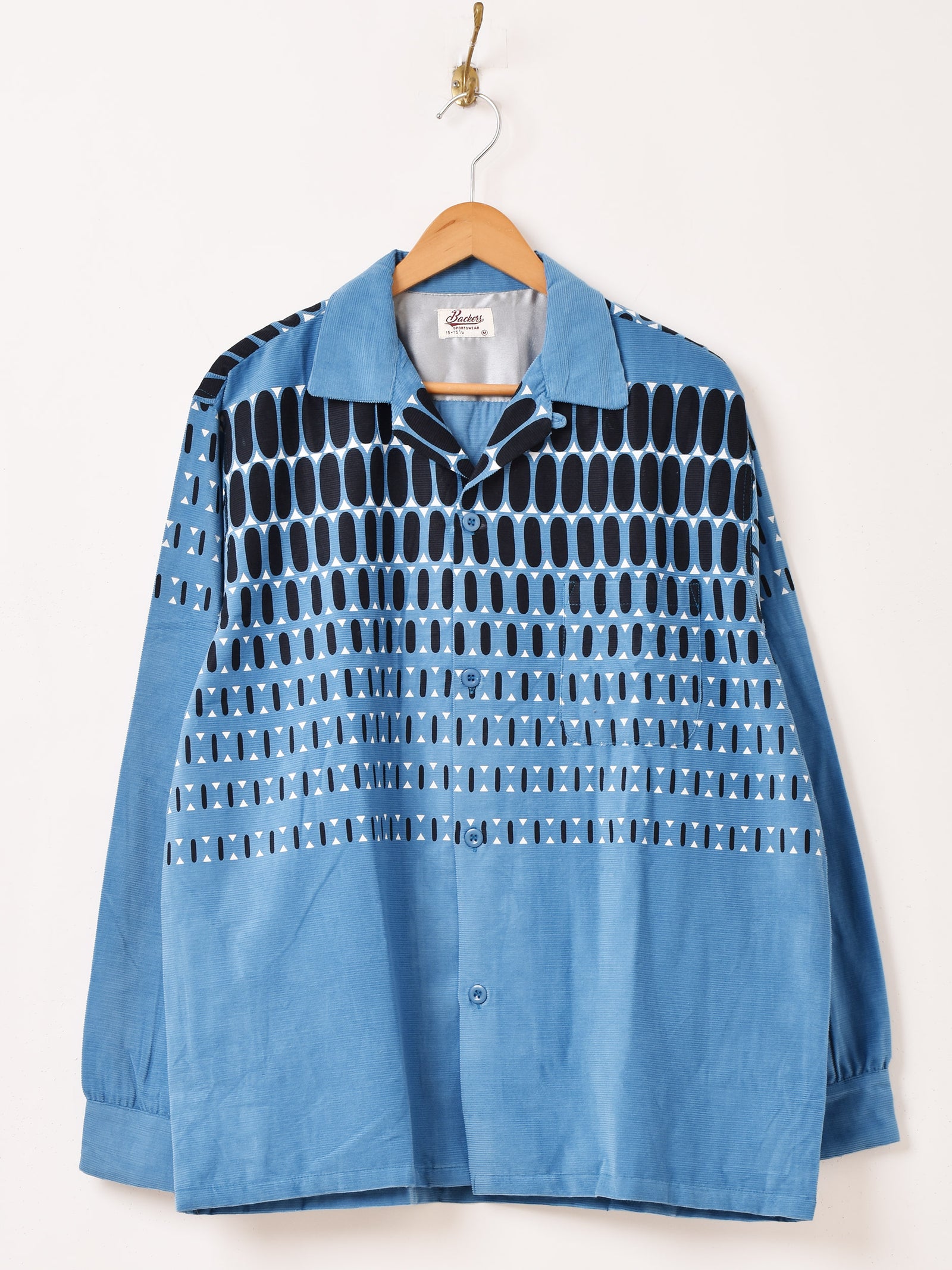 2色展開】Backers エルヴィスドット コーデュロイ 長袖シャツ – 古着屋