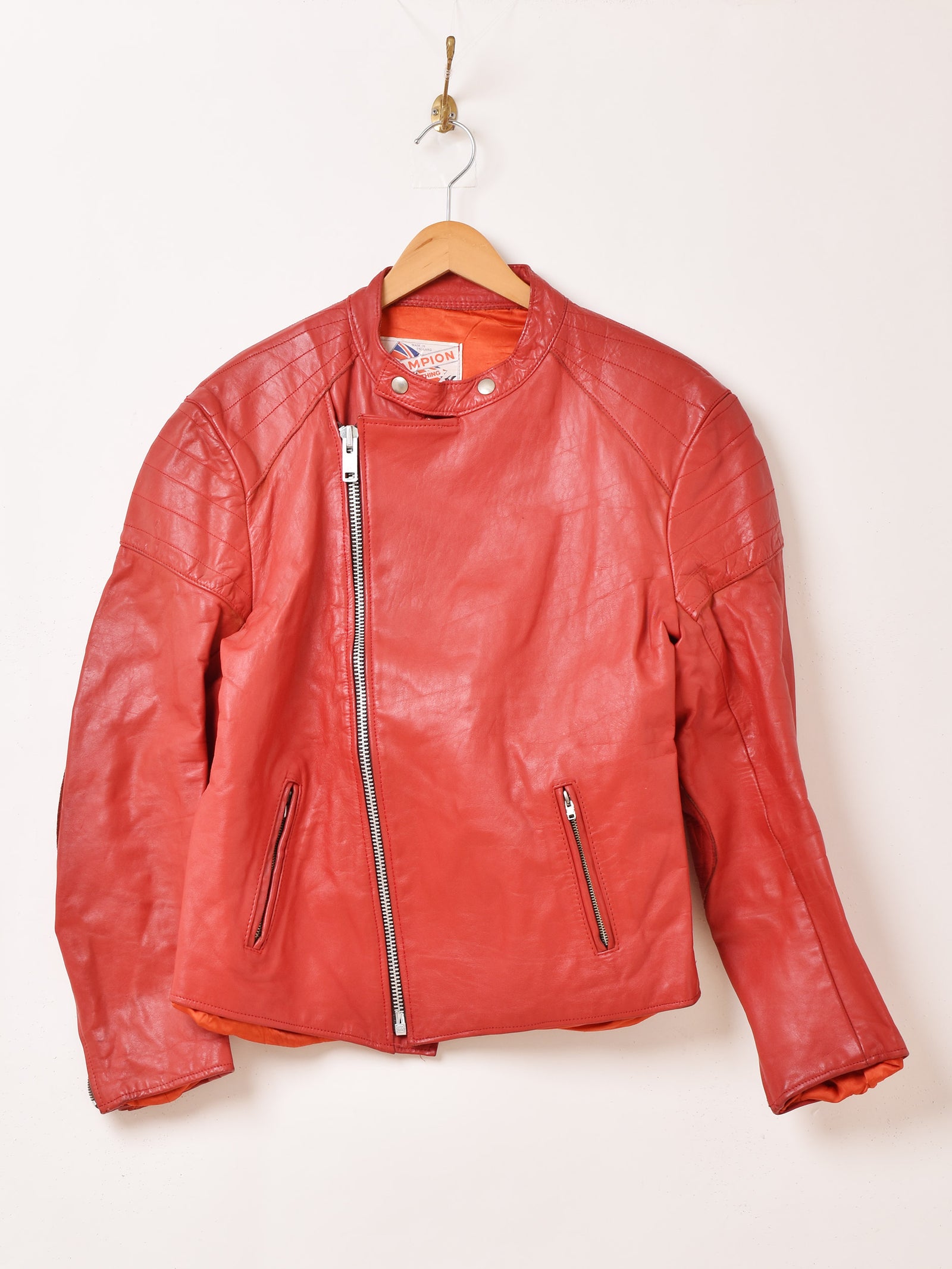 70's ”RIVETTS CHAMPION” Motorcycle Jacket – 古着屋Top of the Hill