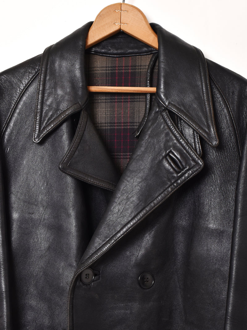 ダブルブレスト レザーコート – 古着屋Top of the Hillのネット通販サイト