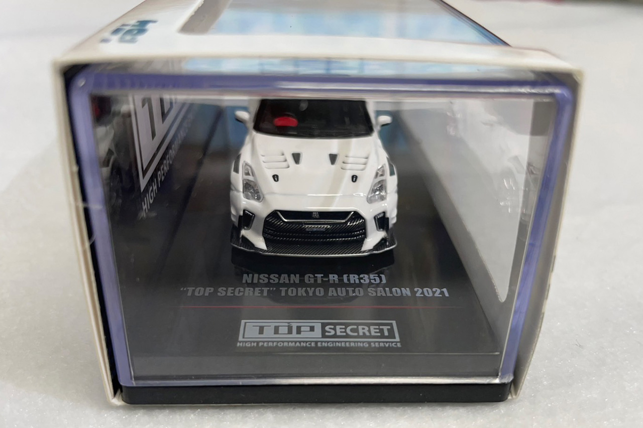 1/64 INNO MODELS R35GT-R TOP SECRET 東京オートサロン2021 ホワイト