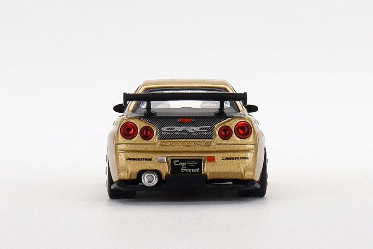MINI GT 1/64 Top Secret R34GT-R FUSION RR ゴールド – TOPSECRET