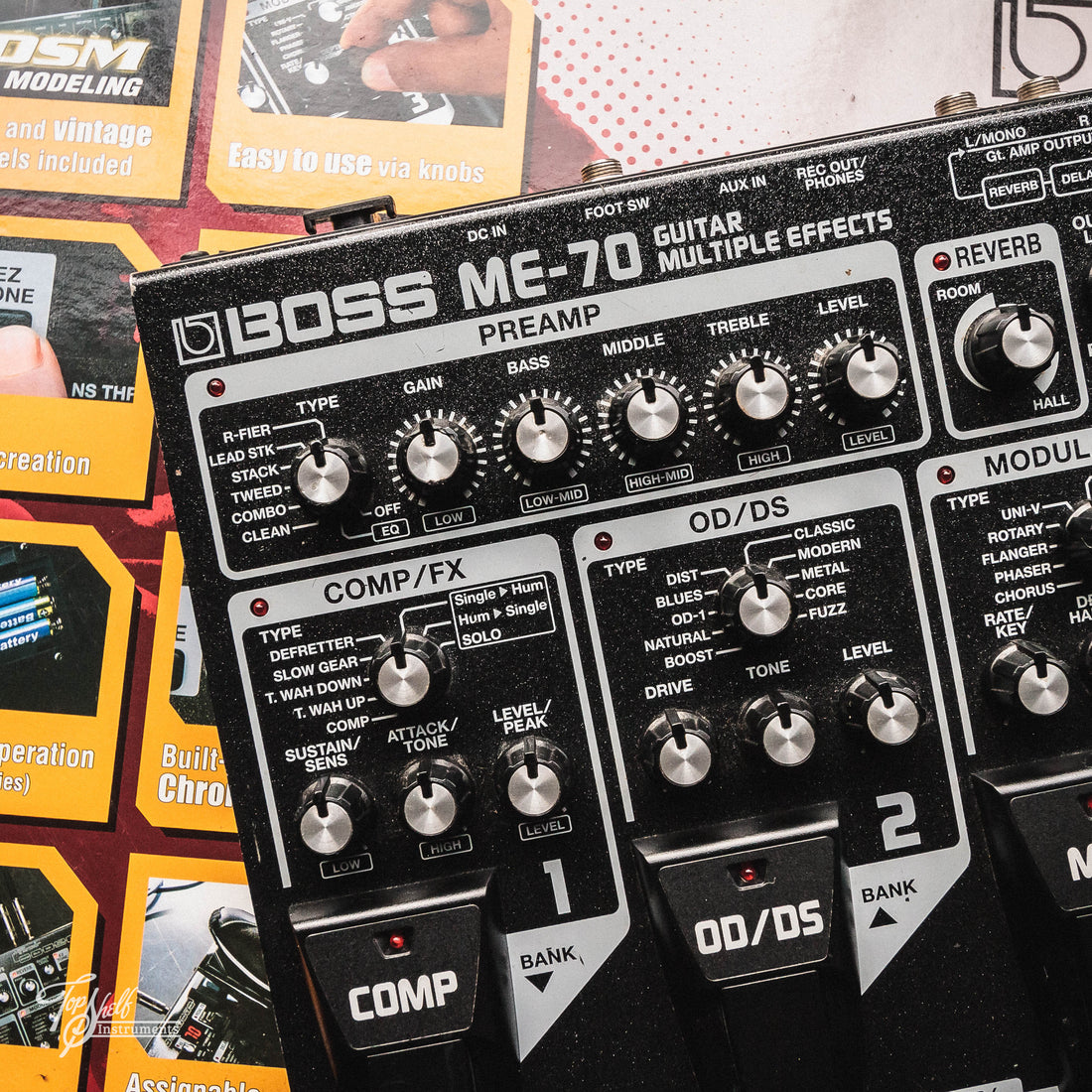 Boss ME-70 Guitar Multi Effects Unit – Topshelf Instruments