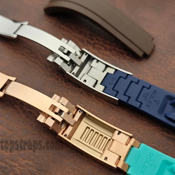 ロレックス用交換用オイスターフレックス - 20/21mm FKMラバー