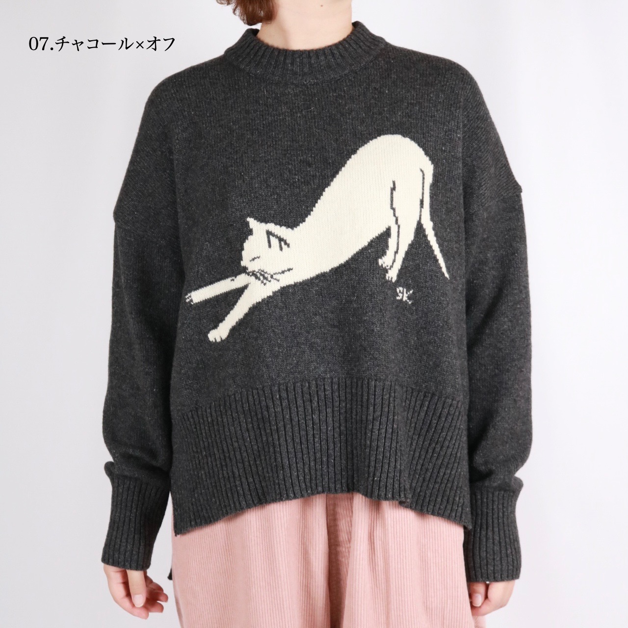 NARU エアーヤーンコットン 伸び猫コモドニット 3色 - toritoRu