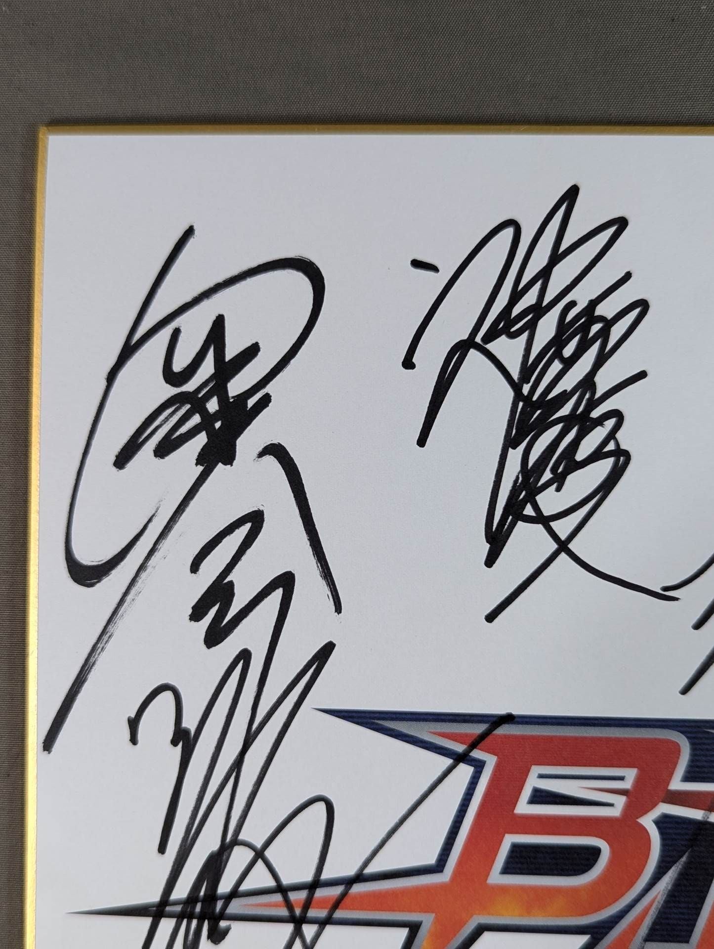 大日本プロレス 10選手寄せ書き(BJW専用色紙) – 闘道館