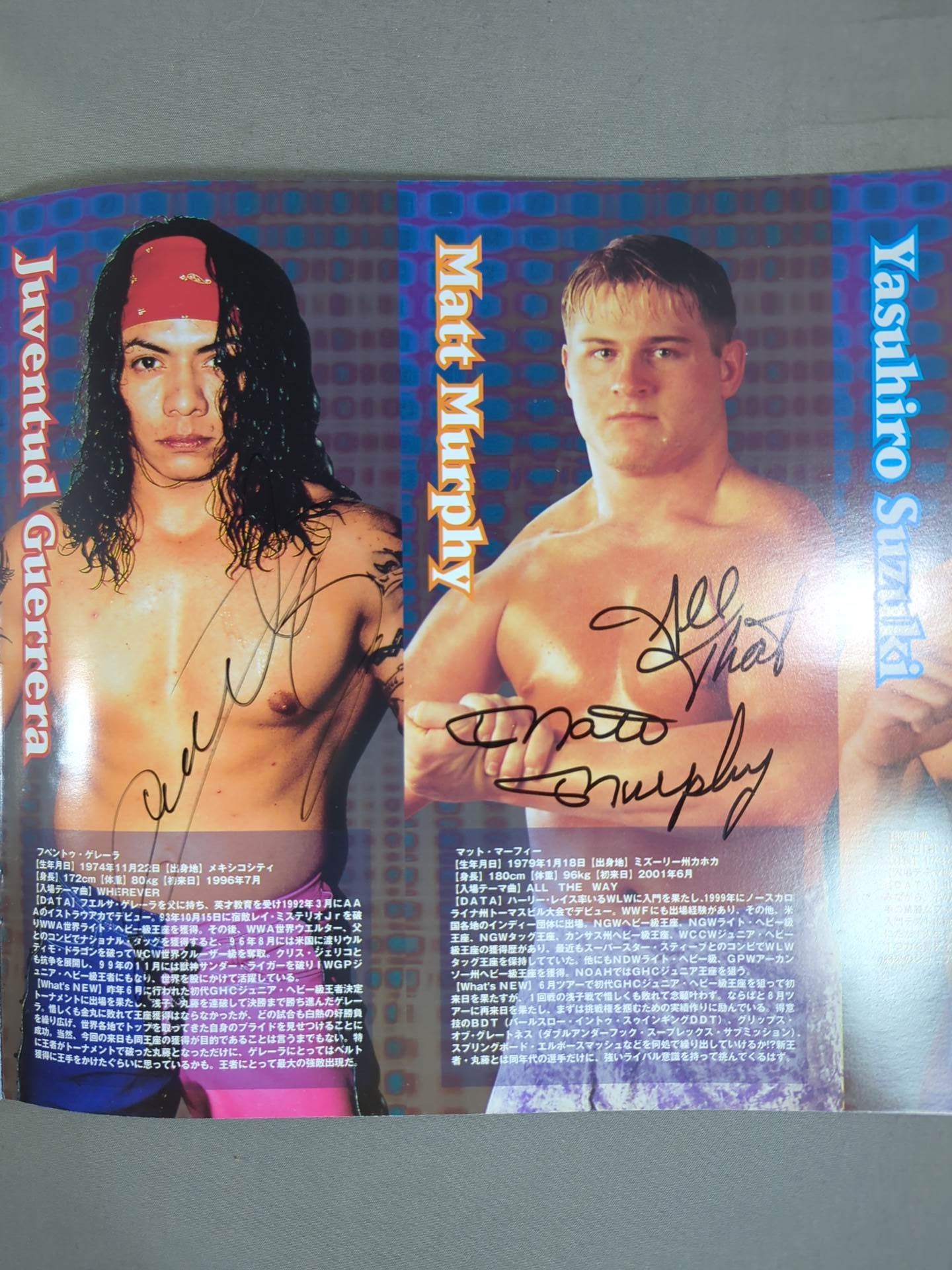 バ*ン様 高山善廣大森隆男写真パネルサイン付き 高山善廣大森隆男写真