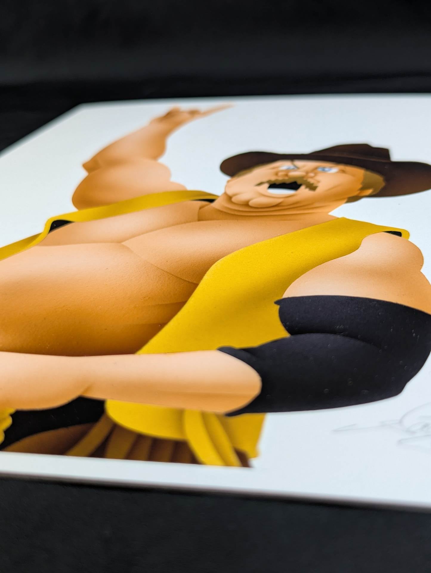 ☆坂井永年氏 原画作品☆「不沈艦」スタン・ハンセン – 闘道館