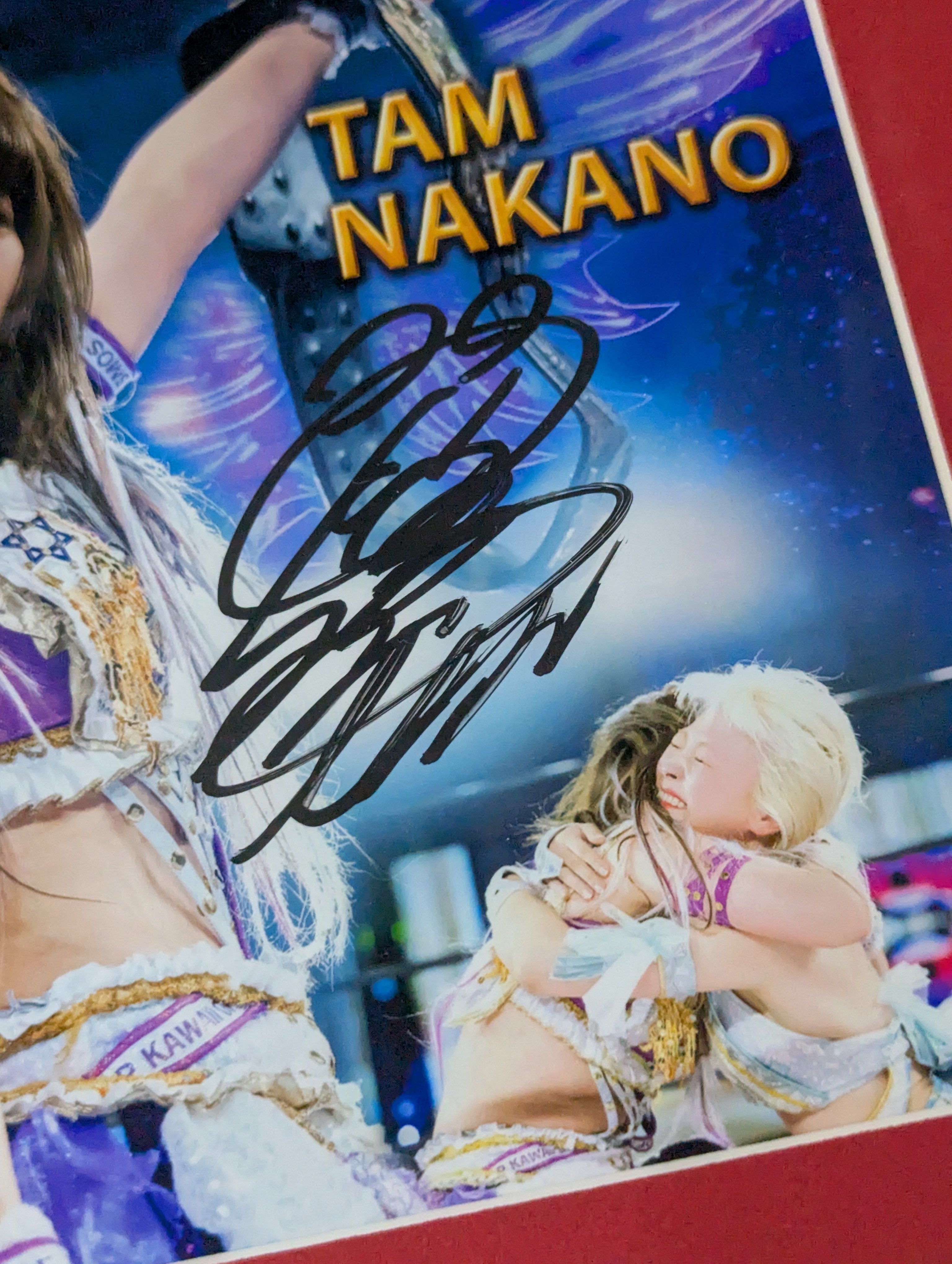 中野たむ＆なつぽい 直筆Wサイン入り 記念フォトフレーム Goddesses Of