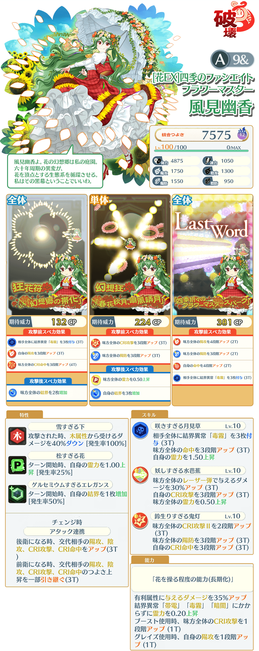 過度な加虐のファシエーション EXフェス」おいのり開催 | 東方LostWord