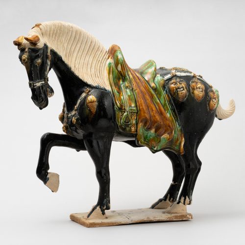 唐三彩猿付馬 – Sancai Horse | 陶磁オンライン美術館ーTOUJI GRAPHICA