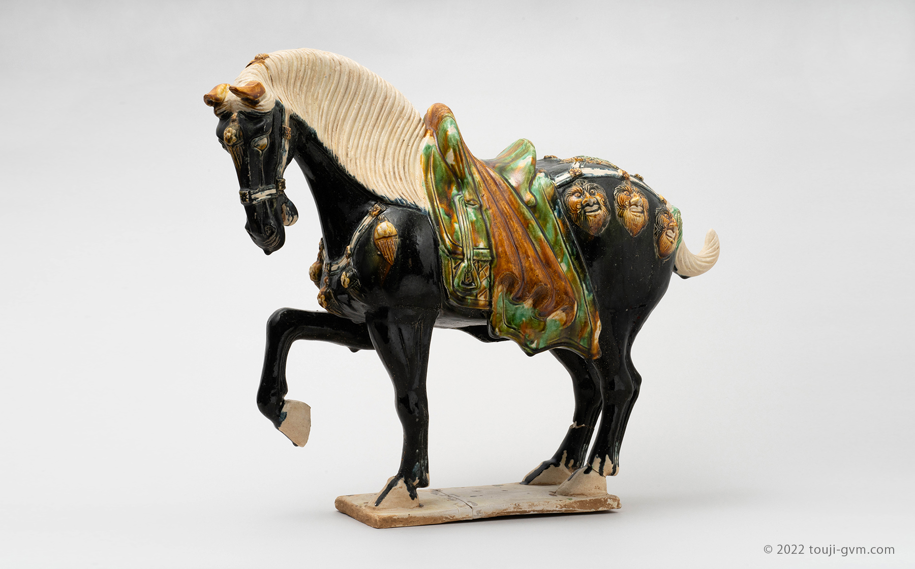 唐三彩猿付馬 – Sancai Horse | 陶磁オンライン美術館ーTOUJI GRAPHICA