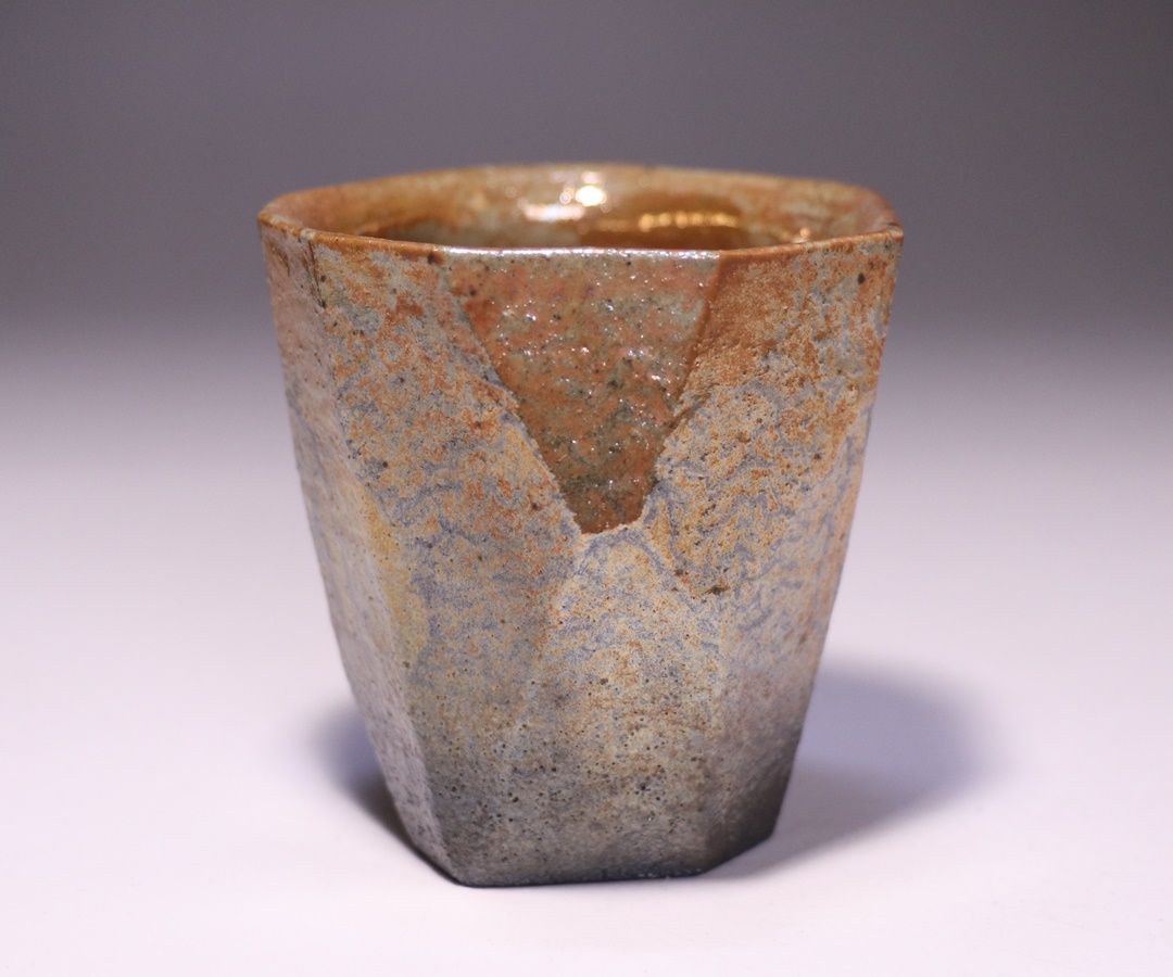 中原幸治 作 「備前土練込酒呑」 ～備前焼専門卸小売店 川口陶楽苑～