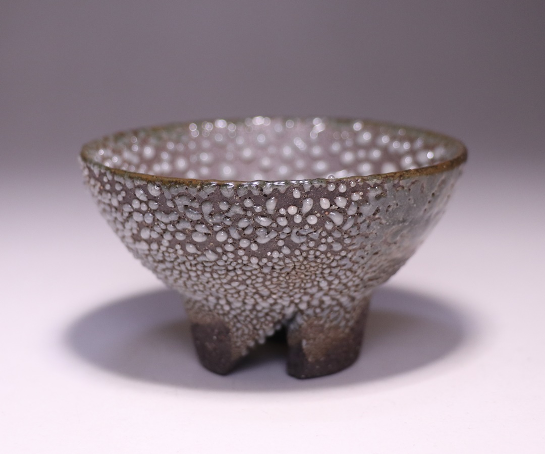 馬場隆志 作 「黒雫盃」 ～備前焼専門卸小売店 川口陶楽苑～