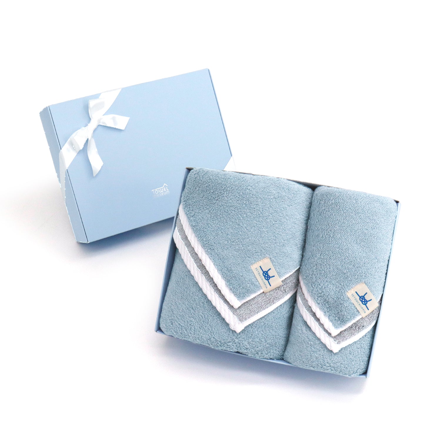 瀬戸内逸品』曙 akebono フェイスタオル&バスタオル セット – タオル