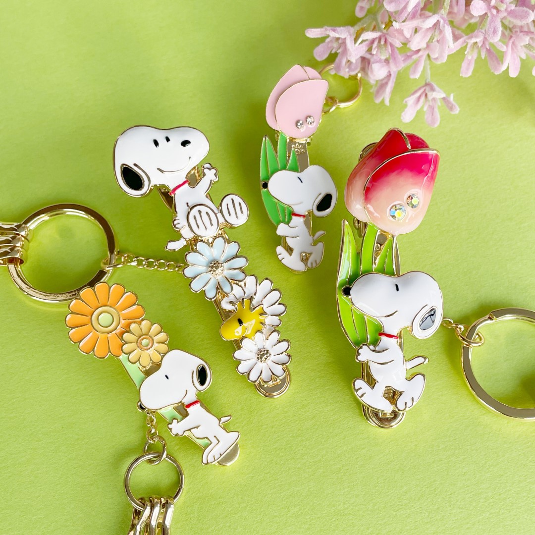 2024年2月発売 バッグキークリップ・リールキー - スヌーピー