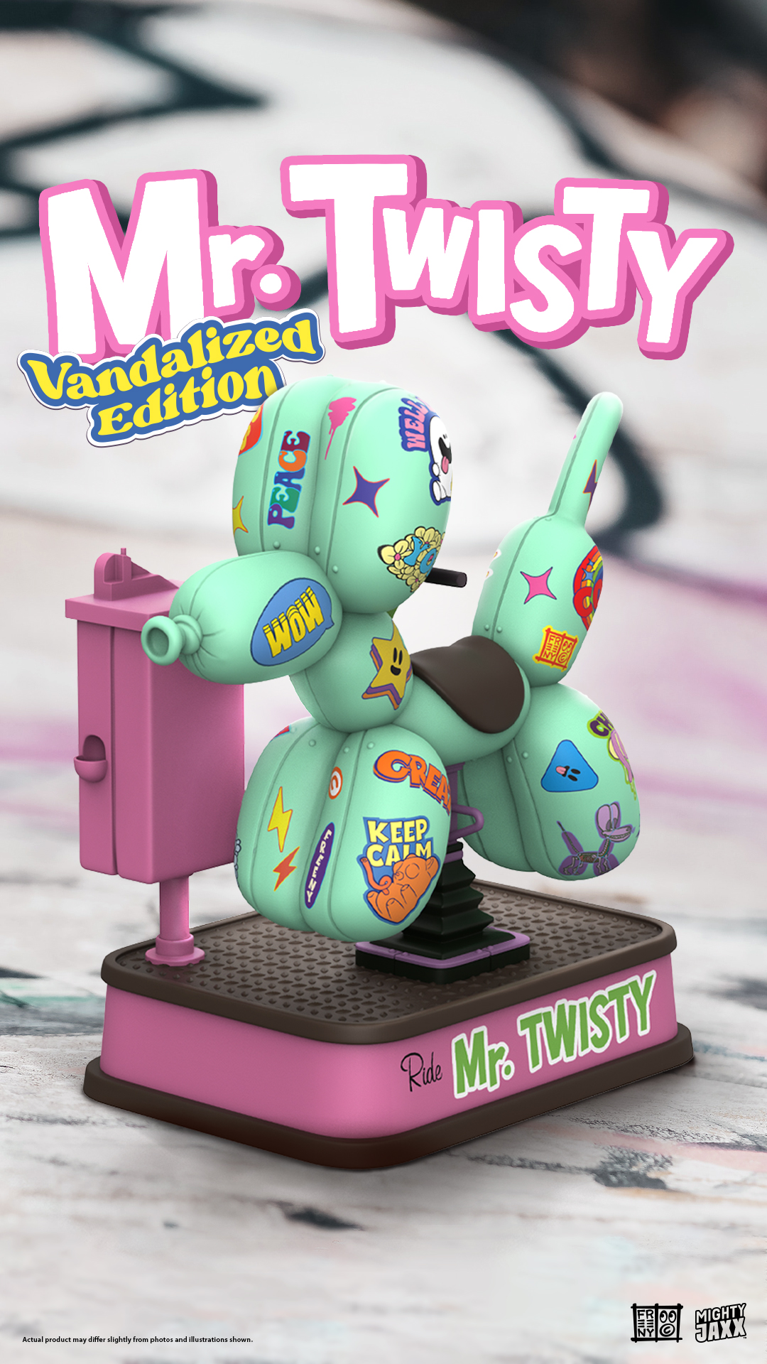 Toy・Cargo| Mr. Twisty (Vandalized Edition) by Jason Freeny | Toy