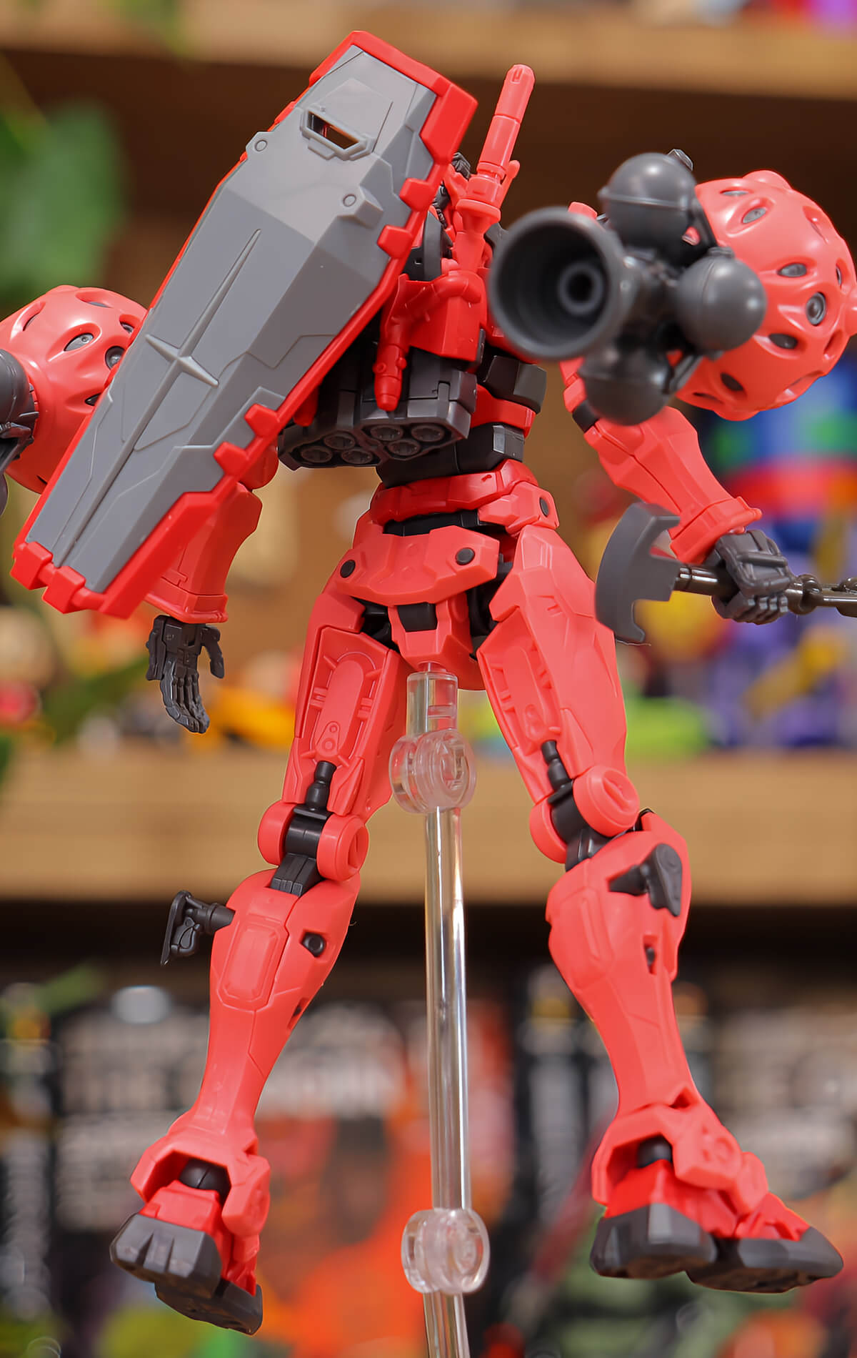 HG 赤いガンダムを素組みレビュー! ビット6個ないけど2個でも楽しい